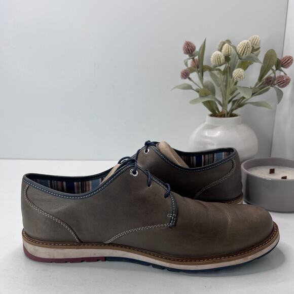 Pikolinos Berna Oxford Leather Lace-Up Brown Shoes Round Toe Men's 12.5/EU 46 - Picture 7 of 11